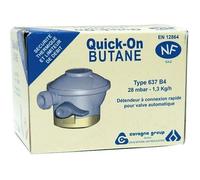 Favex Détendeur Quick On Butane Valve 27 mm Sécurité thermique