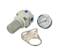 Détendeur Pneumatique Plastique pour Compresseur 1/4"(Thread diameter 4/1) | Plage 0-145PSI, température 5-60℃, ajustement pour précis, maintien pression pour constante, usage industriel