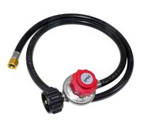 Détendeur propane haute pression 0-20psi réglable, tuyau type Qcc1 pour réservoir propane, barbecue, foyer, friteuse