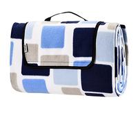 Detex Couverture de Pique-Nique XXL 200x200cm imperméable Tapis Polyvalent Plaid Pliable Jardin Couverture Camping extérieur Piscine Plage