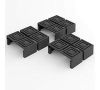 Deuba - Lot de 12 Patins protecteurs en Caoutchouc • Patins de Chaise • Patin pour Meubles - Réutilisables • pour Table Banc chaises