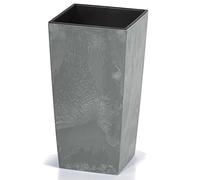Pot de fleurs style Béton Gris 91 Litres Bac à fleur Cache pot Jardinière Terrasse Jardin Salon Entrée Intérieur Extérieur