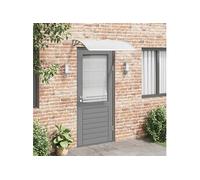 Deurluifel 120x75 cm PC grijs en transparant144818