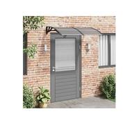 vidaXL Auvent de porte 150 x 100 cm Polycarbonate Noir