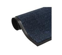 vidaXL Paillasson touffeté antidérapant – 60x150 cm Bleu