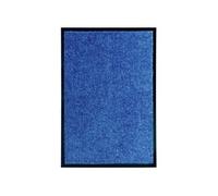 vidaXL Paillasson lavable Tapis d'entrée antidérapant Intérieur/Extérieur Bleu 40x60 cm