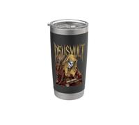 Deus Vult King Baldwin IV Leper King Histoire médiévale Gobelet isotherme en acier inoxydable double paroi