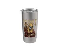 Deus Vult King Baldwin IV Leper King Histoire médiévale Gobelet isotherme en acier inoxydable double paroi