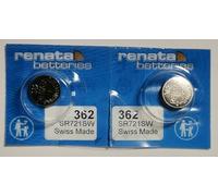 Deux pile renata 362 SR721SW