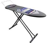 DEVECIOGLU Planche à repasser 140x40 cm - XL Table à repasser pour station de repassage à vapeur, grande planche à repasser, table rabattable, hauteur réglable, Ironing Board, (MM154)