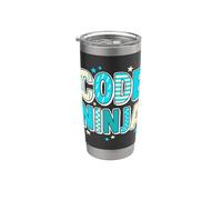 Développeur de logiciels Code Ninja Gobelet isotherme en acier inoxydable double paroi