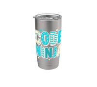 Développeur de logiciels Code Ninja Gobelet isotherme en acier inoxydable double paroi