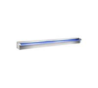Déversoir Cascade Piscine LED Coloré Acier Inoxydable 151x11,5x8cm Jardin Extérieur