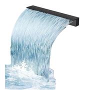 Déversoir de Cascade Personnalisable pour piscines et bassins à Poissons. Connecteur PVC idéal pour Les fontaines de Jardin. Embellit Les Points d'eau extérieurs et la décoration de Votre ja