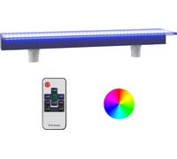 Déversoir pour cascade avec LED RVB Acrylique 108 cm