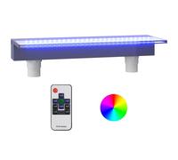 Déversoir pour cascade avec LED RVB Acrylique 60 cm
