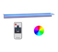 Déversoir pour cascade avec LED RVB Inox 108 cm