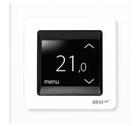 Devi Thermostat programmable tactile DEVIreg Touch 140F1064 230 V Blanc RAL 9010