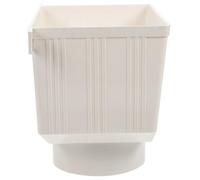 Déviateur de Canalisation de Gouttière PVC Blanc 110mm pour Baril | Collecteur Eau de Gouttière, Raccord 1 Pièce, pour Jardin et Récupération D’eau de Pluie