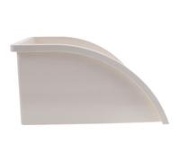 Déviateur D'eau pour Tuyau de Gouttière, Adaptateur PVC Amovible Blanc | Fixation Rapide, Évacuation Fluide Autour des Coudes, Réduit les Fuites pour Collecte Extérieure des Pluies