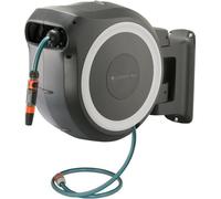 Dévidoir Automatique Mural RollUp XL GARDENA, 35m, Ø13mm, Liseré Blanc