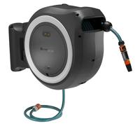 Gardena Dévidoir mural sans fil PowerRoll XL – 18 V, tuyau 35 m, sans batterie ni chargeur, blanc