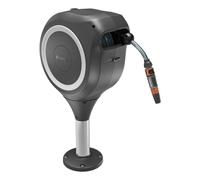 Dévidoir automatique pour terrasse - GARDENA - RollUp - S - Blanc - Longueur 15 m - Tuyau 13 mm