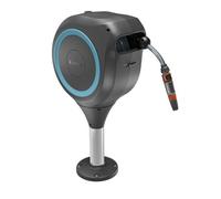 Dévidoir automatique pour terrasse - GARDENA - RollUp - S - Bleu - Longueur 15 m - Tuyau 13 mm