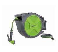 Dévidoir automatique - RIBIMEX - PRD43P - 40m tuyau PVC - Ø 12,5mm - Système d'enroulement lent