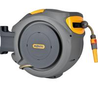 Dévidoir caréné fixation murale enroulement automatique avec tuyau 25m
