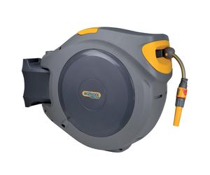 Dévidoir caréné tuyau arrosage équipé Hozelock Auto Reel Flowmax 28 m