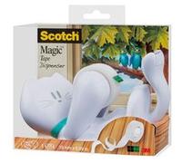 Dévidoir chat avec ruban adhésif 3M Scotch Magic 7,5 m G