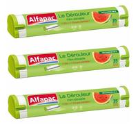 Devidoir de ficelle alimentaire Alfapac - DEROULEURAF35 - Dérouleur avec Film étirable 35M - Lot de 3