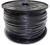 Dévidoir de flexible 2x1 plat noir 500mts (audio) (grand tambour ø400x200mm)