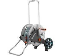 Dévidoir métal sur roues CLEVERROLL M avec tuyau 25M GARDENA 8543-26