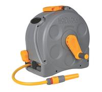 Dévidoir mural compact équipé avec tuyau d'arrosage Hozelock L. 25m diam. 12mm