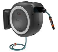 Gardena PowerRoll - Enrouleur à tambour sans fil 18 V PowerRoll XXL, avec tuyau de 40 m, 1 batterie Li-Ion 2,5 Ah, chargeur, blanc 18647-20