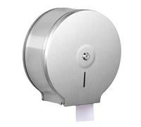 dévidoir papier toilette,Distributeur Papier Mural,Distributeur Essuie Main Mural, Porte-Rouleau de Papier Toilette Mural Rond e Verrouillage du Porte-Papier Hygiénique en Acier Inoxydable