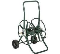 Outsunny DšŠvidoir de tuyau d'arrosage sur roues, 30 m de tuyau de ?16 mm, dšŠvidoir chariot, enrouleur tuyau d'arrosage, poignšŠe antidšŠrapante, mšŠtal, vert
