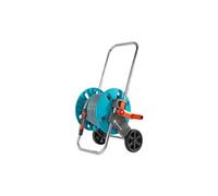 Gardena 18502-35, Chariot avec enrouleur, fonctionnel, noir, bleu, orange, acier inoxydable, 40 m