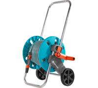 Gardena 18502-35, Chariot avec enrouleur, fonctionnel, noir, bleu, orange, acier inoxydable, 40 m