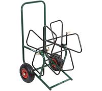 Dévidoir Tuyau Arrosage sur Roues Gonflables - Pratique et Mobile - Idéal pour Jardinage - D-Work