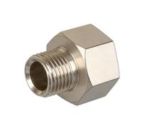 DeVow Connecteur adaptateur de prise de raccord de tuyau en laiton, M8 M10 M12 M14 M16 1/8 "1/4" 3/8 "1/2" BSP femelle à mâle(F M14x1.5-M M10x1)