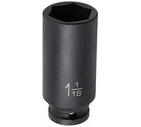 DEWALT 1/2" Drive Socket Deep Impact 6 PT 1 1/16