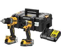 Dewalt 18V combo set Dcd800 perceuse + Dcf850 visseuse 2X1.7Ah Powerstack Dck2051E2T