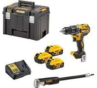 Dewalt 18V tournevis Dcd791P3A 70/27Nm 3X5.0Ah Bl +Angles pour embouts