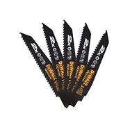DeWalt 2 x Life bois et vernis à ongles Sabre Lames 152 mm Lot de 5 Argent