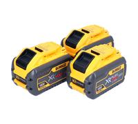 DeWalt 3x DCB 548 batterie 18 V / 54 V max. 12 Ah / 12000 mAh Li-Ion XR FLEXVOLT - avec indicateur de charge