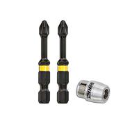 DEWALT Bague avec 2 Embouts Impact Torsion Ph2 50mm DT70536T-QZ