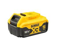 DEWALT - Batterie XR 18V 5 Ah Li-Ion - DCB184-XJ - Compatible Avec Tous Les Outils XR 18V Bricolage et Jardin DEWALT - Témoin de Charge Lumineux